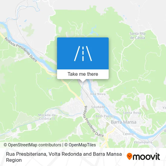 Rua Presbiteriana map