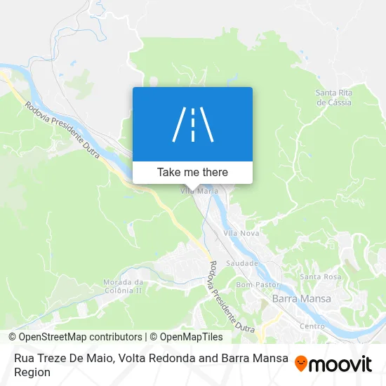 Rua Treze De Maio map