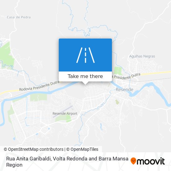 Mapa Rua Anita Garibaldi