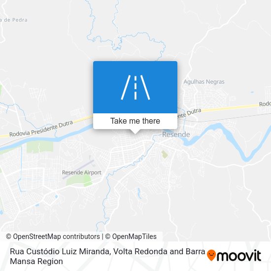 Rua Custódio Luiz Miranda map