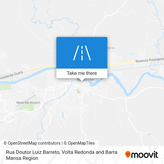 Rua Doutor Luiz Barreto map