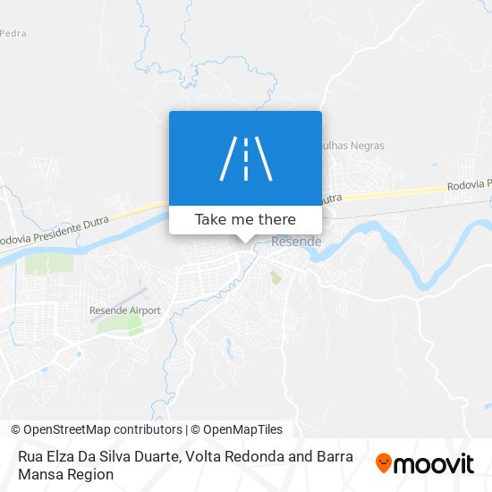 Mapa Rua Elza Da Silva Duarte