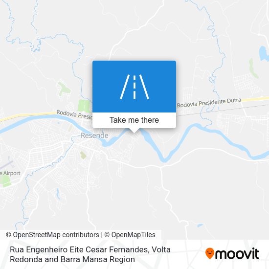 Rua Engenheiro Eite Cesar Fernandes map