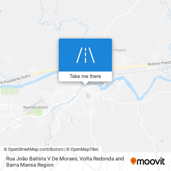 Mapa Rua João Batista V De Moraes