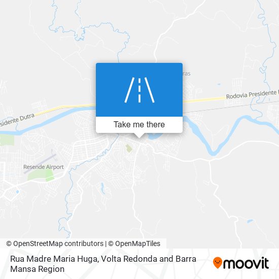 Mapa Rua Madre Maria Huga