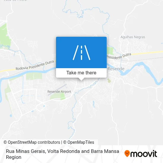 Rua Minas Gerais map