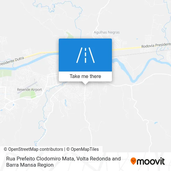 Rua Prefeito Clodomiro Mata map
