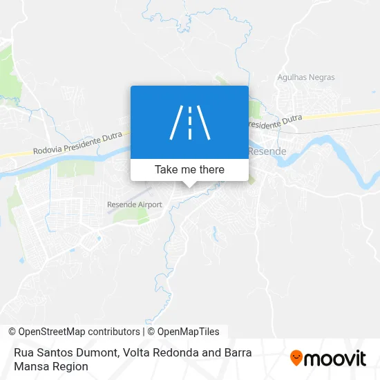 Rua Santos Dumont map