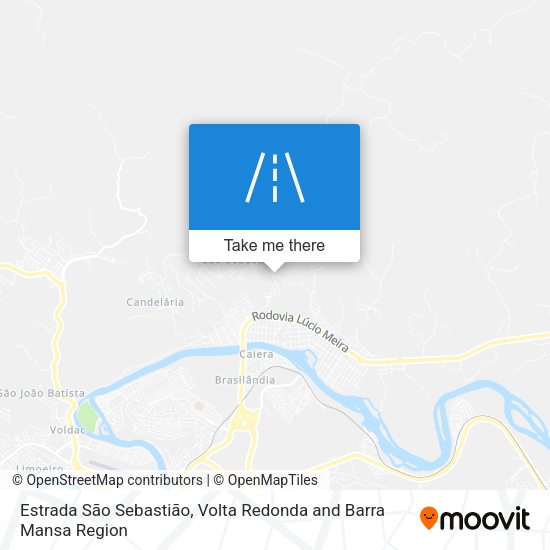 Estrada São Sebastião map