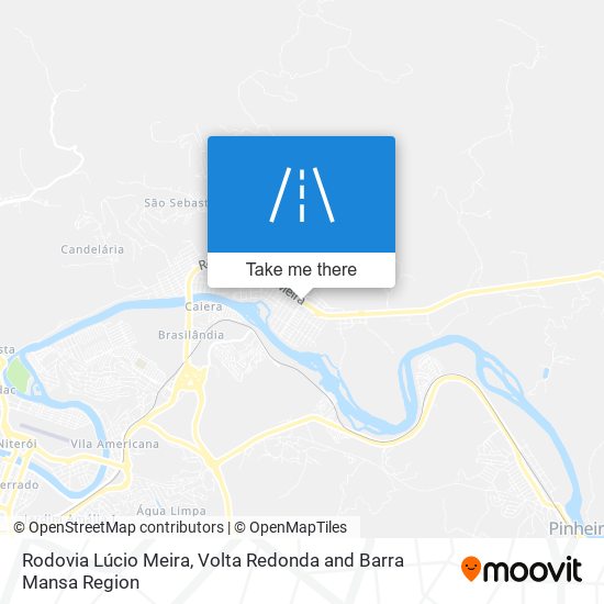 Rodovia Lúcio Meira map