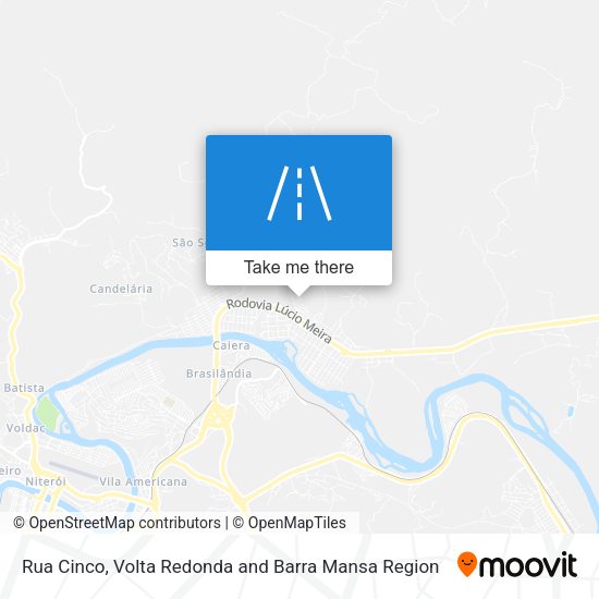 Rua Cinco map