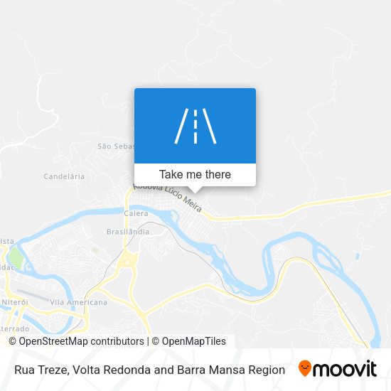 Rua Treze map