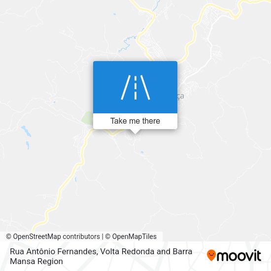 Rua Antônio Fernandes map