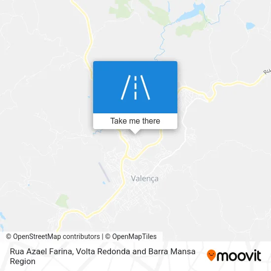 Rua Azael Farina map