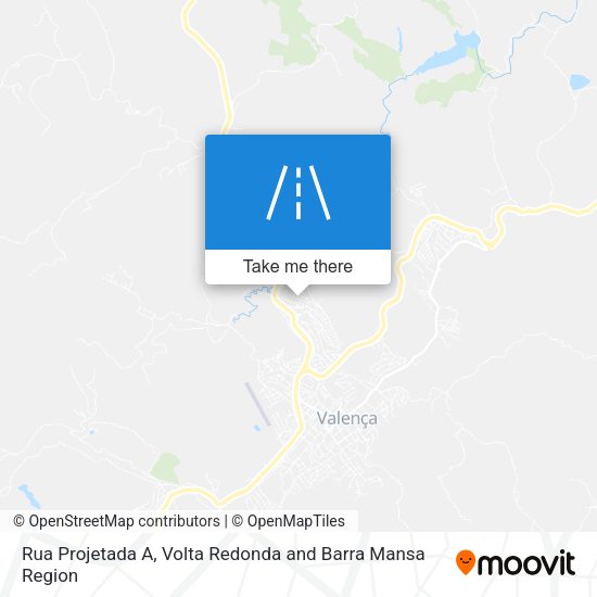Rua Projetada A map