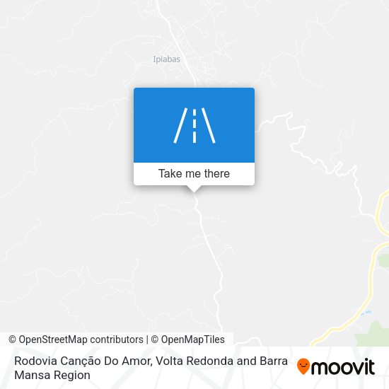 Rodovia Canção Do Amor map