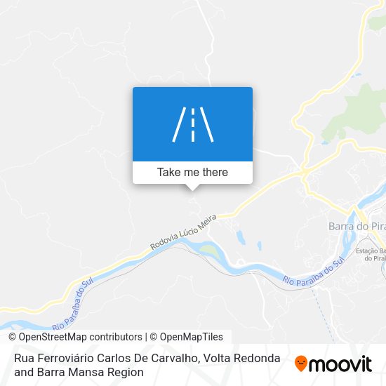 Rua Ferroviário Carlos De Carvalho map