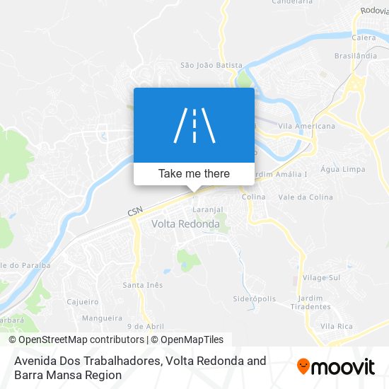 Avenida Dos Trabalhadores map