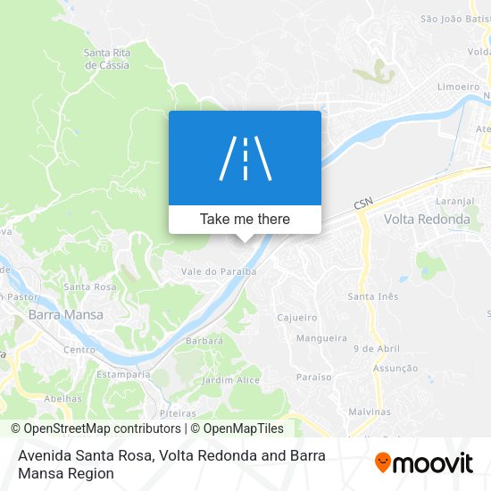 Avenida Santa Rosa map