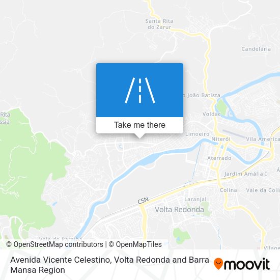 Avenida Vicente Celestino map