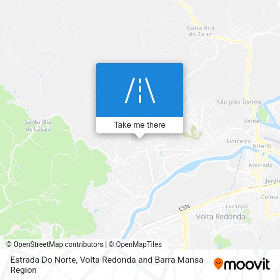 Estrada Do Norte map