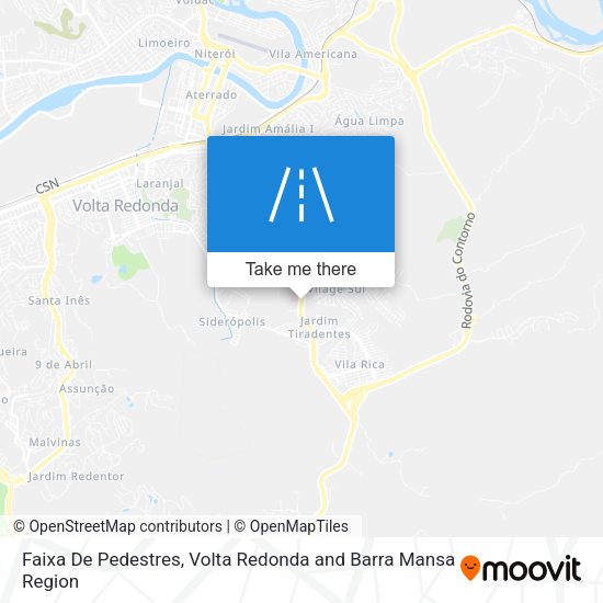 Faixa De Pedestres map