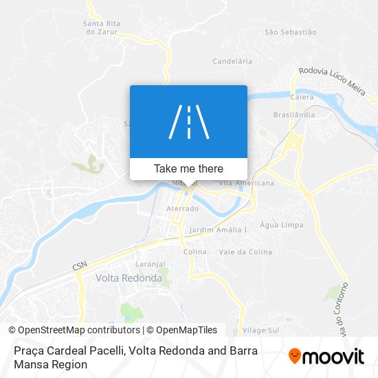 Mapa Praça Cardeal Pacelli