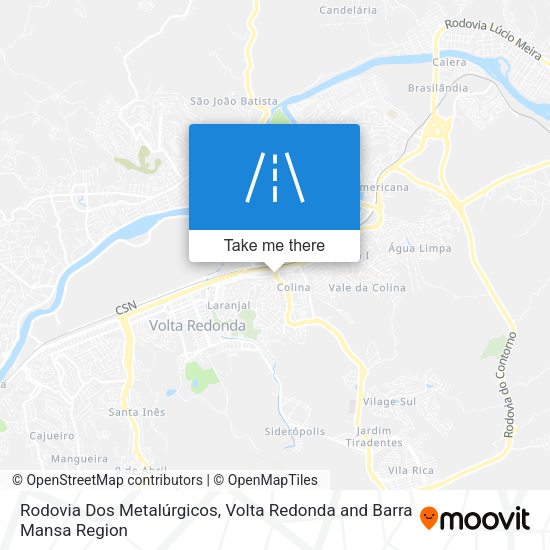 Rodovia Dos Metalúrgicos map