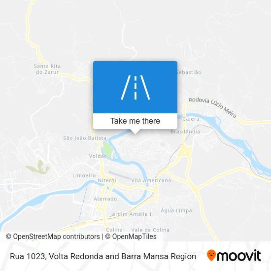 Rua 1023 map