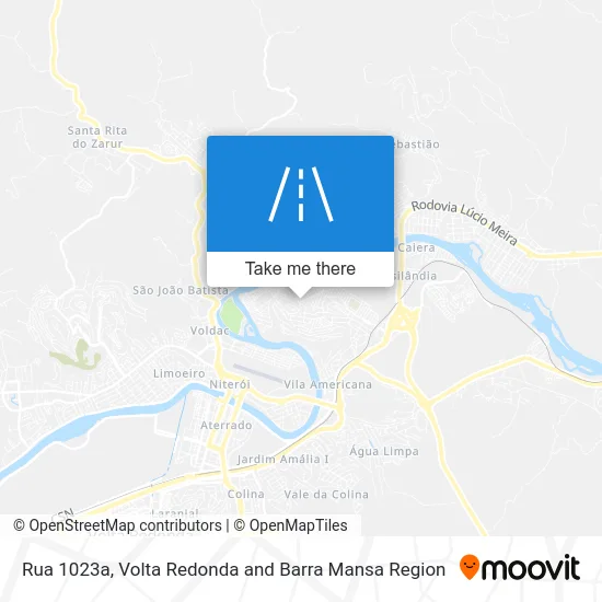 Rua 1023a map