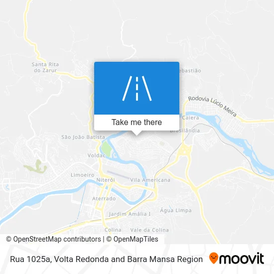 Rua 1025a map