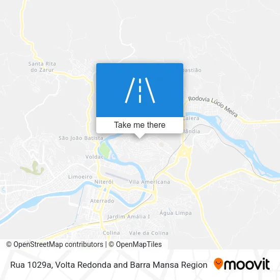 Rua 1029a map