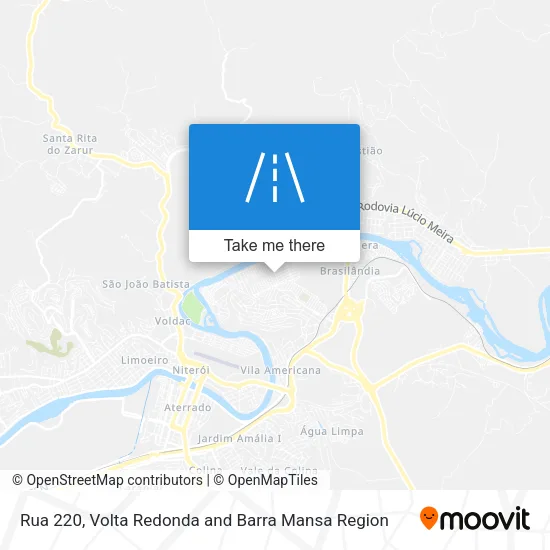 Rua 220 map