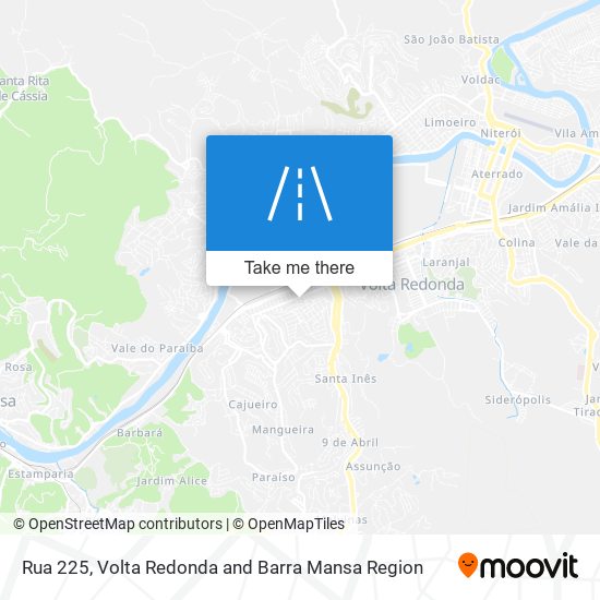 Mapa Rua 225