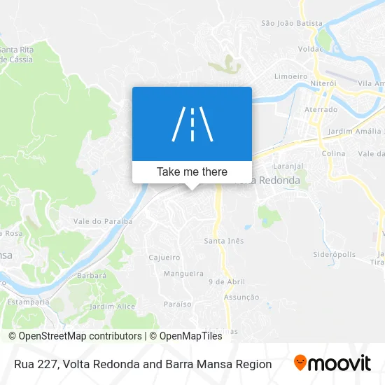 Rua 227 map