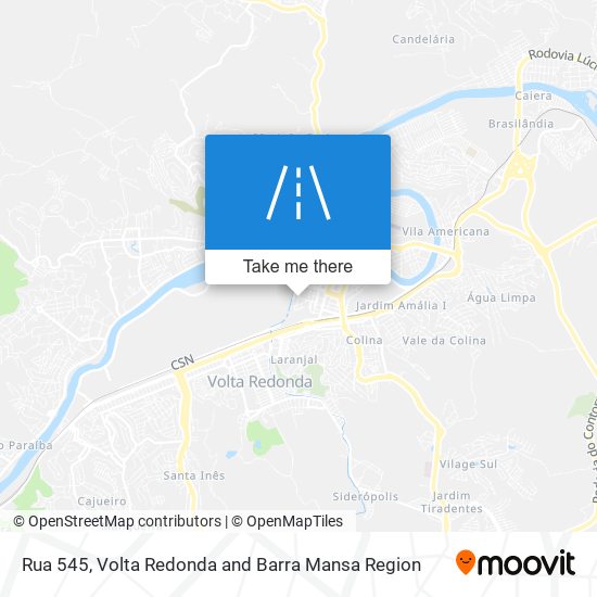 Mapa Rua 545