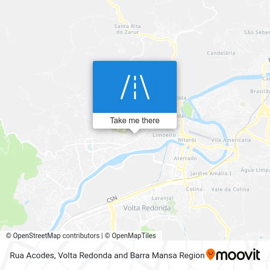 Rua Acodes map