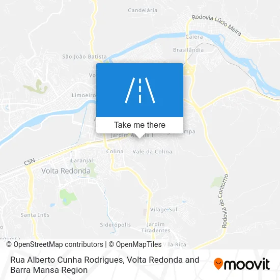Rua Alberto Cunha Rodrigues map