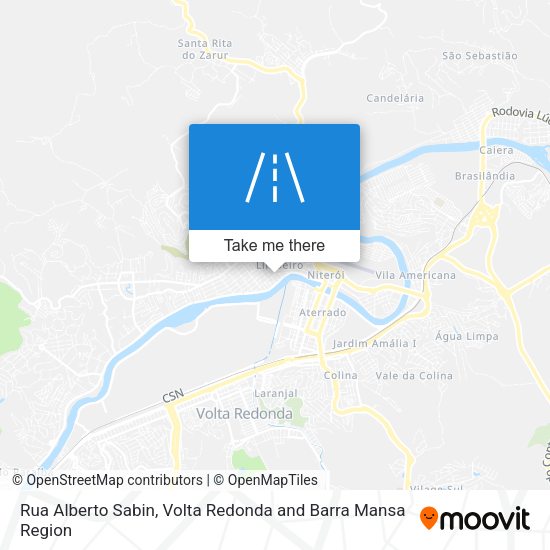 Rua Alberto Sabin map