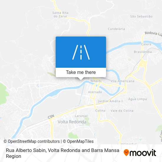 Rua Alberto Sabin map