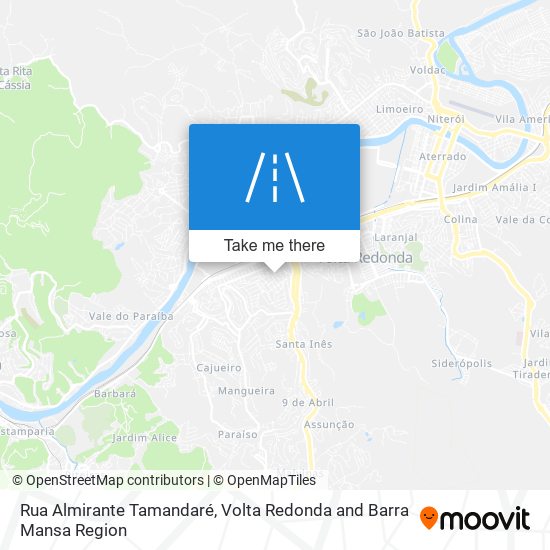 Mapa Rua Almirante Tamandaré