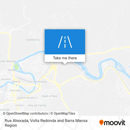 Rua Alvorada map
