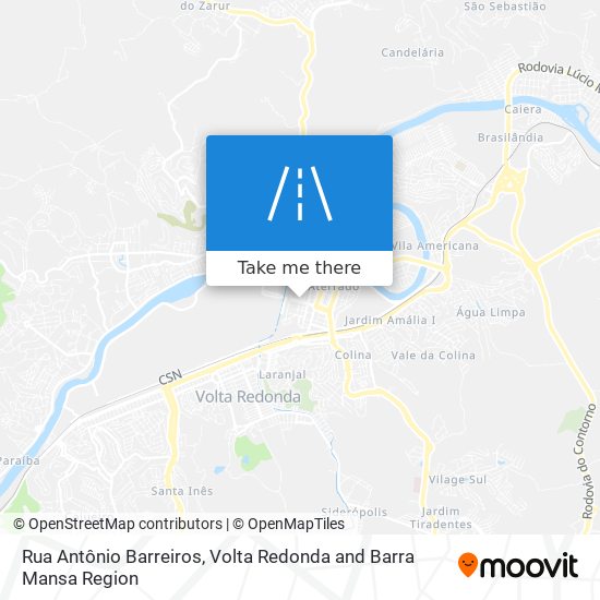 Mapa Rua Antônio Barreiros