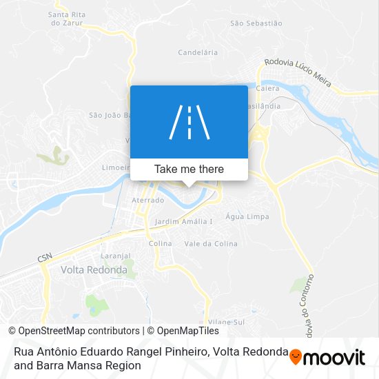 Rua Antônio Eduardo Rangel Pinheiro map