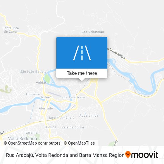 Rua Aracajú map