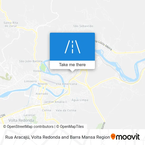 Rua Aracajú map