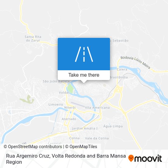 Rua Argemiro Cruz map