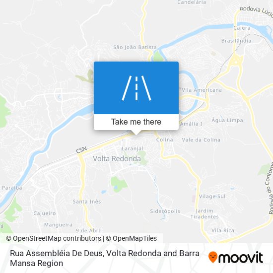 Rua Assembléia De Deus map