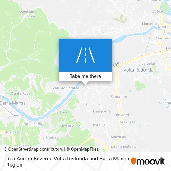 Rua Aurora Bezerra map