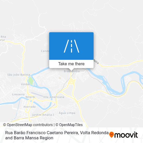 Rua Barão Francisco Caetano Pereira map